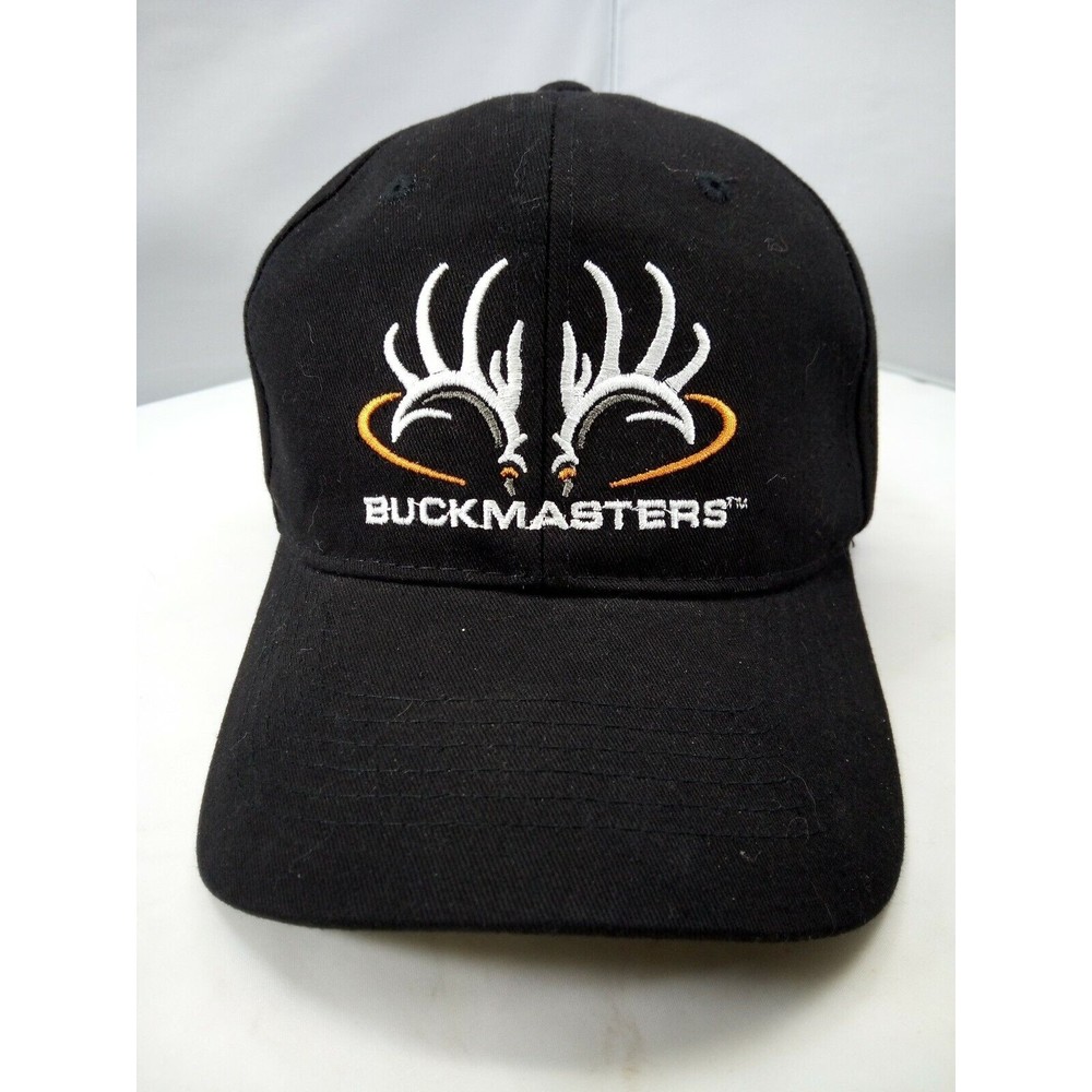 Buckmasters Black Adjustable NAPA, Rotella Strapback Hunting Fishing Hat Cap
